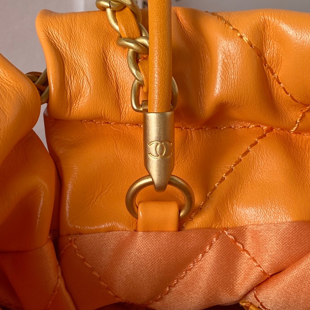 Calfskin 22 Mini Handbag Shoulder Bag AS3980 Orange